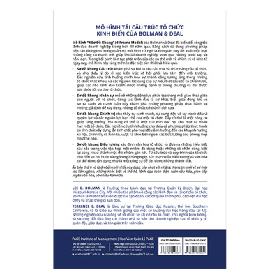 TÁI CƠ CẤU TỔ CHỨC (Reframing Organizations) - Lee G. Bolman & Terrence E. Deal - Lương Ngọc Phương Anh dịch - (bìa cứng)