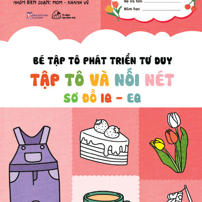 Bộ Sách Bé Tập Tô Phát Triển Tư Duy - Tập Tô-Tập Viết (Bộ 8 Cuốn)