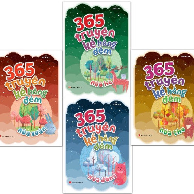 Combo 4 cuốn 365 Truyện Kể Hằng Đêm: Mùa Xuân + Mùa Hè + Mùa Thu + Mùa Đông