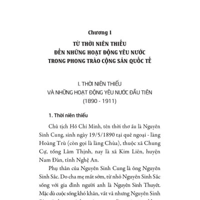 Chủ tịch Hồ Chí Minh - Tiểu sử và sự nghiệp