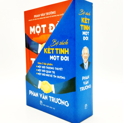 (Bộ 3 Cuốn) BỘ SÁCH KẾT TINH MỘT ĐỜI (gồm: Một đời thương thuyết, Một đời quản trị, Một đời như kẻ tìm đường) - GS. Phan Văn Trường - Bộ Hộp - (bìa mềm)