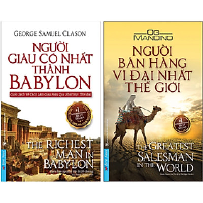 Combo 2Q: Người Giàu Có Nhất Thành Babylon + Người Bán Hàng Vĩ Đại Nhất Thế Giới  (Top Sách Bán Chạy Nhất Mọi Thời Đại)