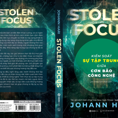 SÁCH - Kiểm soát sự tập trung giữa cơn bão công nghệ - Tác giả Johann Hari