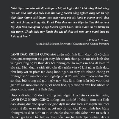 Lãnh Đạo Khiêm Cung - Vanlangbooks