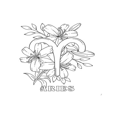 Sách Tô Màu Chữa Lành - Bí Mật 12 Cung Hoàng Đạo - VT