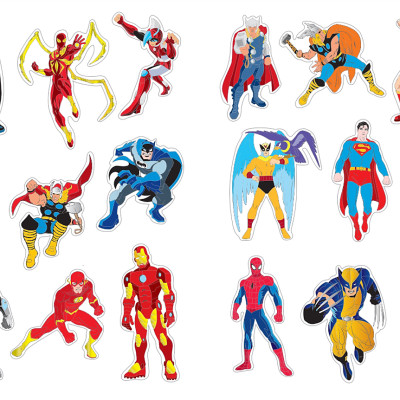 Tô Màu Rèn Luyện Iq Eq Cq - Super Heroes Siêu Anh Hùng - Tập 5 - Tặng Kèm Sticker