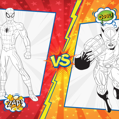 Tô Màu Rèn Luyện Iq Eq Cq - Super Heroes Siêu Anh Hùng - Tập 5 - Tặng Kèm Sticker