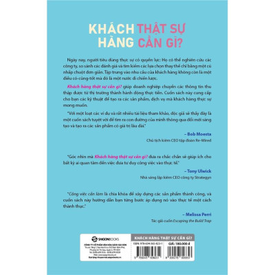 Khách hàng thật sự cần gì