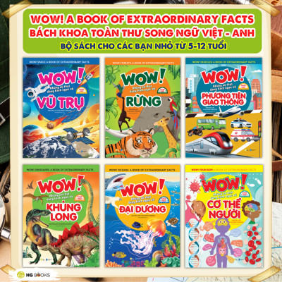 Wow! Dinosaurs: Những sự thật đáng kinh ngạc về khủng long - Sách Bách khoa toàn thư Song ngữ cho trẻ em