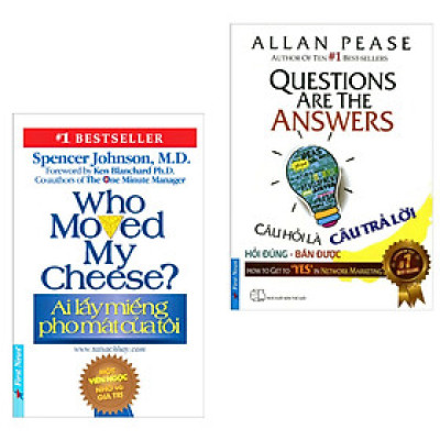 Combo Sách Marketing Bán Hàng: Ai Lấy Miếng Pho Mát Của Tôi + Câu Hỏi Là Câu Trả Lời (Bộ Sách Kinh Tế Bán Chạy Giúp Bạn Chinh Phục Khách Hàng Thành Công / Tặng Kèm Bookmark Happy Life)