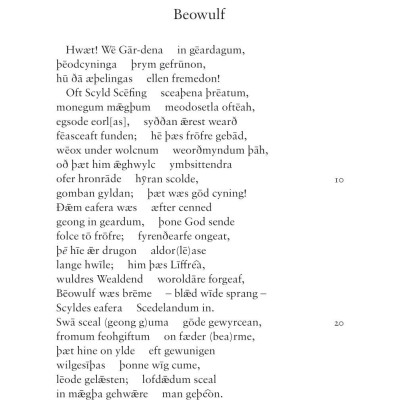 Beowulf: Dual Language And New Verse Translation