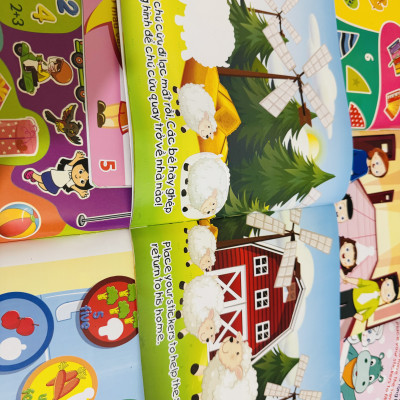 Sách- Combo 6 Cuốn sách Miếng dán Thông minh cho bé - My First Sticker Book (Phát triển Tư Duy và Khả năng Sáng tạo)