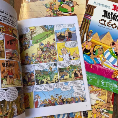 [COMBO 8 TẬP] -  NHỮNG CUỘC PHIÊU LƯU CỦA ASTERIX - IN MÀU TOÀN BỘ - NXB KIM ĐỒNG -