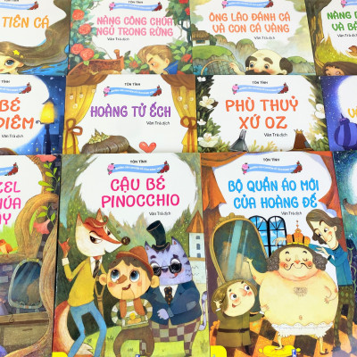 Sách - Combo 20 cuốn Những Câu Chuyện Cổ Tích Đáng Yêu - Song Ngữ Anh Việt - ndbooks