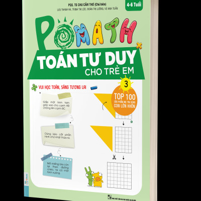 Combo 3 Cuốn Pomath Toán Tư Duy Cho Trẻ Em (Tập 4,5,6)