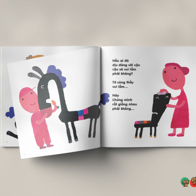 Truyện Ehon bé 3-4-5 tuổi - Giống Nhau Nhỉ!?
