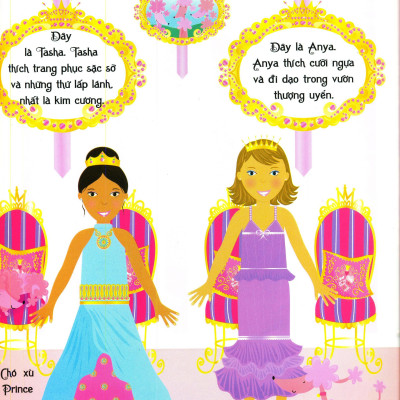 Dán Hình Sáng Tạo Trang Phục Búp Bê - Những Nàng Công Chúa