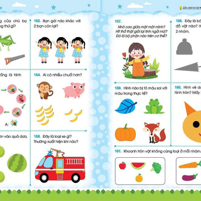 Sân Chơi Trí Tuệ - Trò Chơi Tư Duy - Rèn Luyện Não Trái Não Phải (Dành Cho Trẻ 3-4 Tuổi) (Tái Bản 2023)
