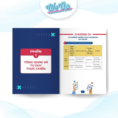 Combo 2 sách: Hướng dẫn chạy quảng cáo Facebookk - Tiktok, 100 Bài mẫu content áp dụng là nổ đơn (Combo/lẻ)