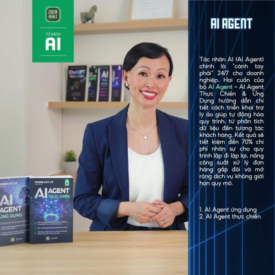 Bộ 4 cuốn sách AI cho lãnh đạo: AI 5.0 + NVIDIA Cỗ máy tư duy vĩ đại + Voice AI + Mastering AI