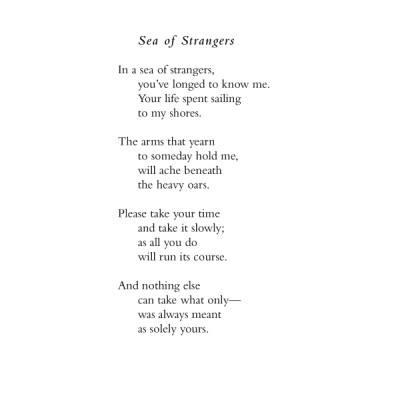 Sea Of Strangers: Poetry & Prose