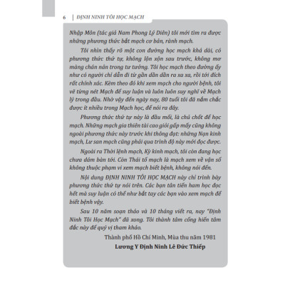 Sách - Định Ninh Tôi Học Mạch