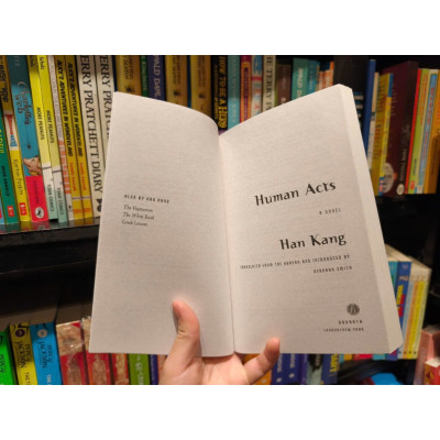 Sách - Human Acts by Han Kang - Sách đoạt giải Nobel Prize, Tiểu thuyết tiếng Anh nhập khẩu, bìa mềm