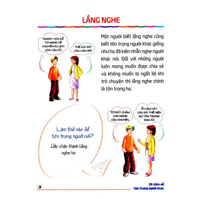 Tủ Sách Kĩ Năng Sống Dành Cho Học Sinh - 55 Cách Để Tôn Trọng Người Khác - Bản Quyền