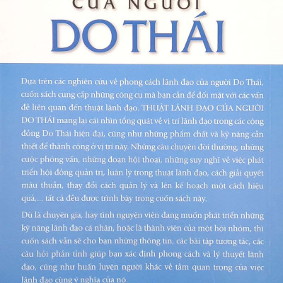 Thuật Lãnh Đạo Của Người Do Thái - Phương Pháp Thực Tế Để Tạo Dựng Doanh Nghiệp Vững Mạnh