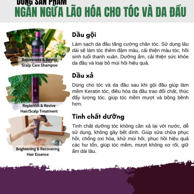 Tinh Chất Dưỡng Tóc Đen Bóng Mượt & Phục Hồi Dr