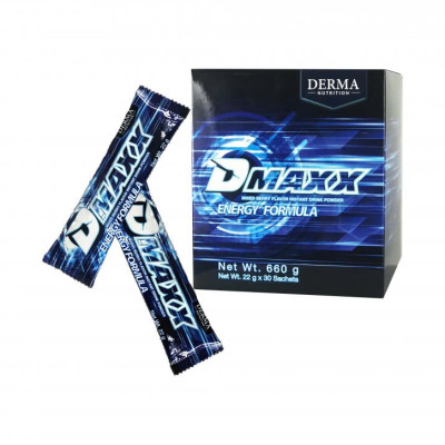 DMAXX thức uống bổ sung vitamin năng lượng có đường DAMODE 17 gói dùng thử màu xanh