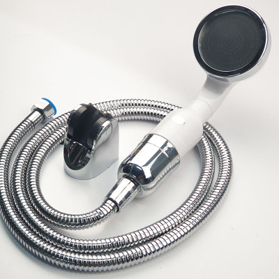 Bộ tay dây sen siêu tăng áp lõi lọc Nano Eurolife EL-109SH-N (Trắng bạc)