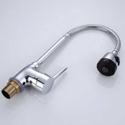 Vòi Rửa Bát Nóng Lạnh Lò Xo Cao Cấp 025