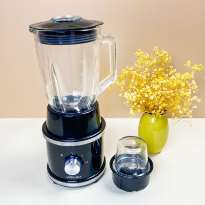 Máy xanh sinh tố Lock&Lock High Speed Blender EJM376BLK, 220-240V, 50/60Hz, 600W (Đen) - Hàng chính hãng