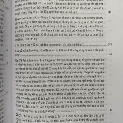 500 Câu hỏi và tình huống giải quyết các vướng mắc tranh chấp lao động