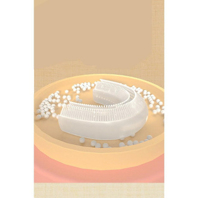 Bàn Chải Đánh Răng Silicon Hình Chữ U Cho Trẻ Em MINIIN - Cho Bé Từ 2 - 6 Tuổi