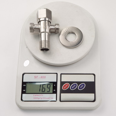 Van chia giảm áp - khóa 2 đường nước Inox SUS 304 Eurolife EL-X30 (Trắng vàng)