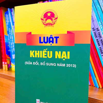 Sách - Luật Khiếu Nại (Sửa đổi, bổ sung năm 2013) - ndbooks