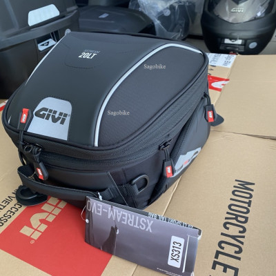 Túi ràng yên xe givi XS313, túi gắn yên sau xe XS313, túi gài bình xăng 20 lit