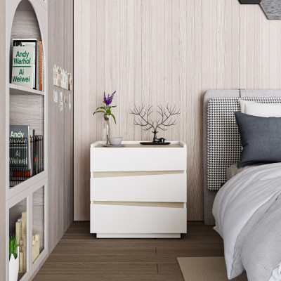 [Happy Home Furniture] VIGGO, Táp đầu giường 3 ngăn kéo, 62cm x 40cm x 61cm ( DxRxC), THK_158