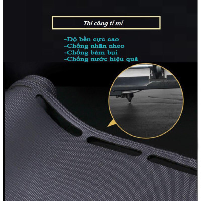 Thảm Taplo Xe Suzuki XL7 đời 2019-2021 loại da dày cao cấp 3 lớp chống trượt Da Carbon đen
