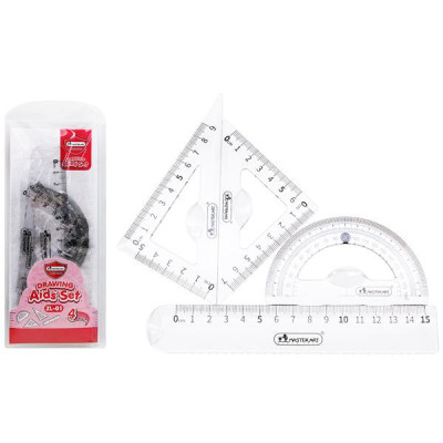 Bộ Thước Eke 4 Món - Masterart ZL-01