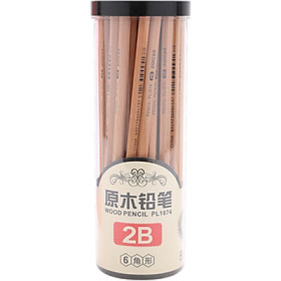 Hộp 50 Cây Chì Chuốt 2B - Không Gôm Baoke PL 1674