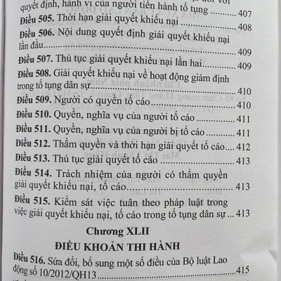 Bộ Luật Tố Tụng Dân Sự ( Được Sửa Đổi, Bổ Sung Năm 2019,2020, 2022  )