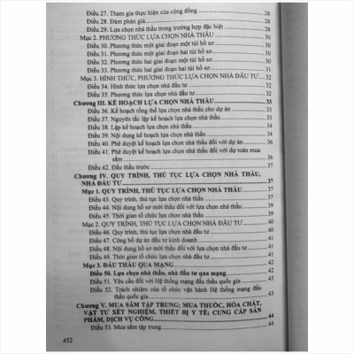 Sách Luật Đấu Thầu – Hệ Thống Những Văn Bản Quy Định Chi Tiết Thi Hành (V2474T)