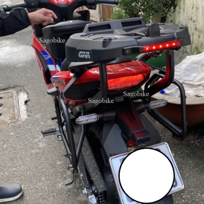 Baga givi HRX Winner X, Winner 150, baga HRX Winner X kèm đế M7MN-S có đèn hậu.