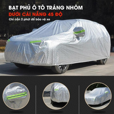 Bạt phủ xe ô tô 7 chỗ Toyota Rush 3 lớp chống nóng, chống thấm, chống bụi. Bạt phủ xe Rush, Bạt trùm xe hơi