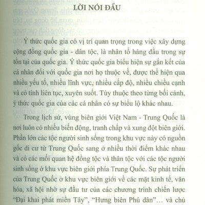 Truyền Thông Và Ý Thức Quốc Gia Của Một Số Tộc Người Ở Vùng Biên Giới Việt Nam - Trung Quốc (Sách chuyên khảo) - Viện Hàn lâm Khoa học Xã hội Việt Nam - Viện Dân tộc học; Trần Hồng Thu chủ biên 