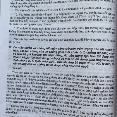 Luật Hôn nhân và gia đình - Luật phòng, chống bạo lực gia đình và 166 tình huống giải đáp pháp luật về hôn nhân gia đình 