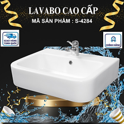 CHẬU RỬA MẶT LAVABO CAO CẤP MÃ S-4284
